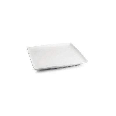 Plat bord 16x16cm wit Squito