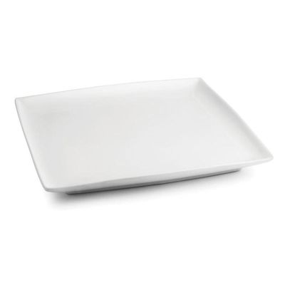 Plat bord 30x30cm wit Squito