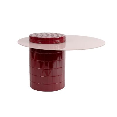 Bijzettafel 80xH49cm roze Bowie