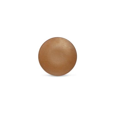 Plat bord 16cm donkerbruin Ovio