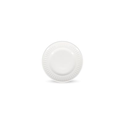 Teller flach 15cm weiß Solar