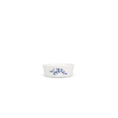 Sch&uuml;ssel 13xH5cm blue flower Retro