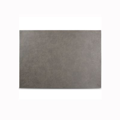 Set de table 43x30cm aspect cuir gris Layer