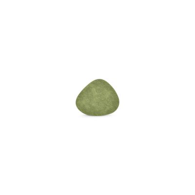 Sous-verre 11x10cm aspect cuir vert Layer - Lot de 4