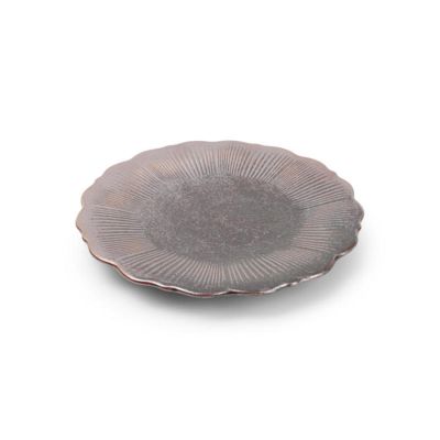 Assiette plate 21,5cm bronze Floret