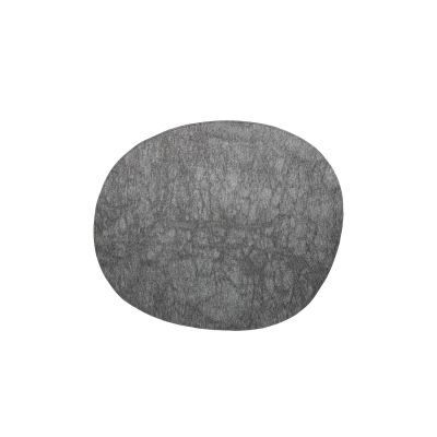 Placemat 43,5x36,5cm organisch metallic zilver Dinner