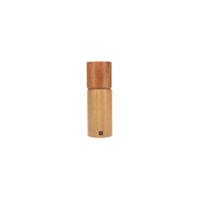 Moulin &agrave; poivre ou/sel 14xH5cm bois brun Savor