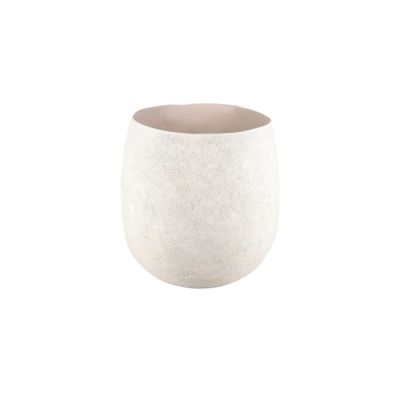 Flowerpot 28xH24cm organic beige Cave