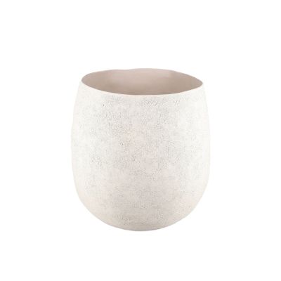 Flowerpot 43xH41cm organic beige Cave