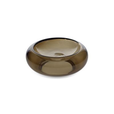 Decorative dish 26xH10cm coffee brown Vesper