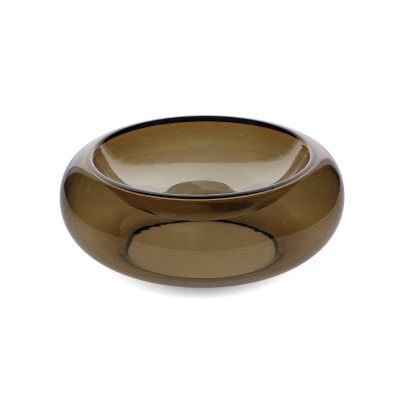 Decorative dish 33xH12cm coffee brown Vesper