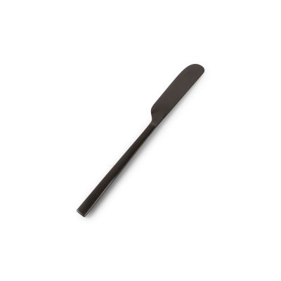 Butter knife matte black Terno - Set of 6