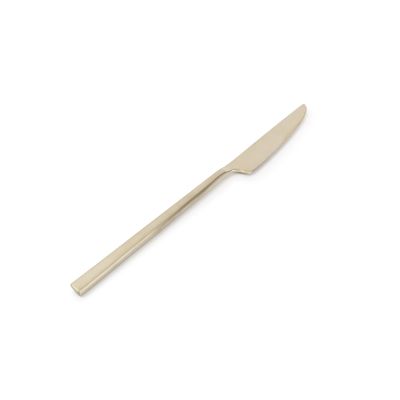 Couteau de table mat or Terno - Lot de 6