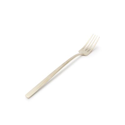 Fourchette de table mat or Terno - Lot de 6