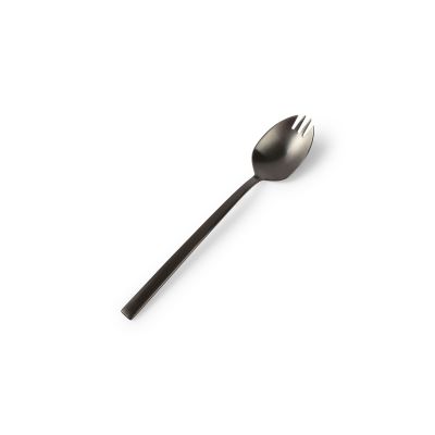 Snack fork 14cm matte black Terno - Set of 6