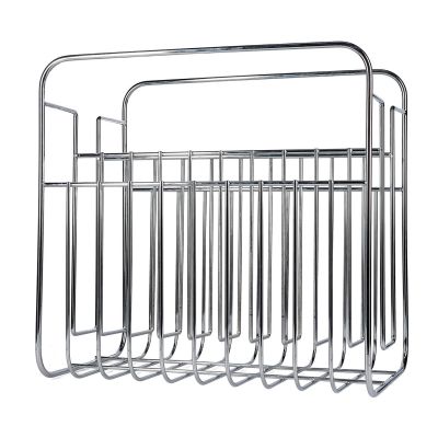 Magazine rack 34x20,5xH33cm chrome Album